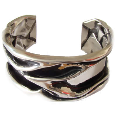 Bransoletka Pomi�ty Metal w srebrze