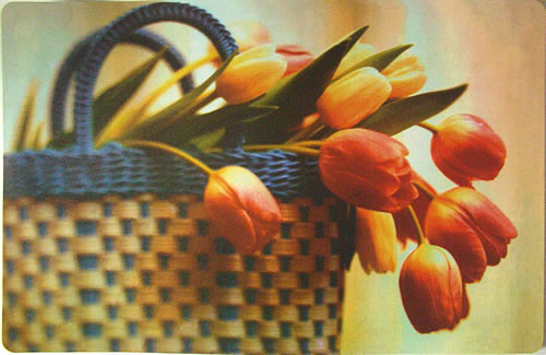 Podk�adka na St� - Tulipany